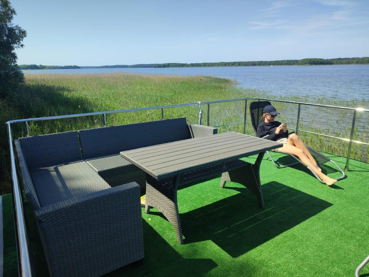 Houseboat- Dom Na Wodzie Z Sauna I Mozliwoscia Plywania Iława Eksteriør bilde